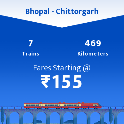 Bhopal To Chittorgarh Trains